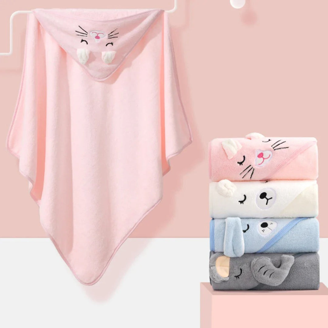 Weiches und saugfähiges Baby-Badetuch