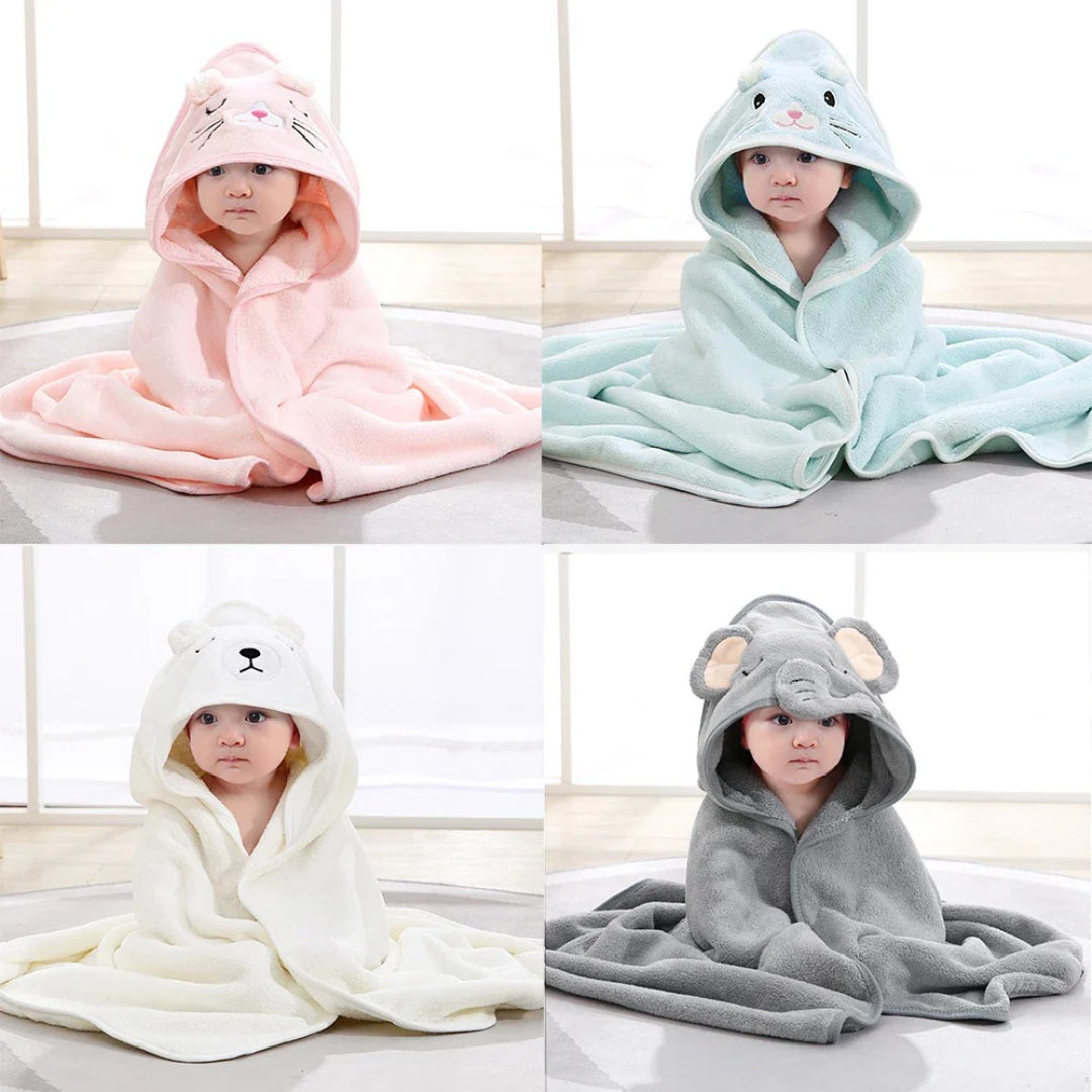 Weiches und saugfähiges Baby-Badetuch