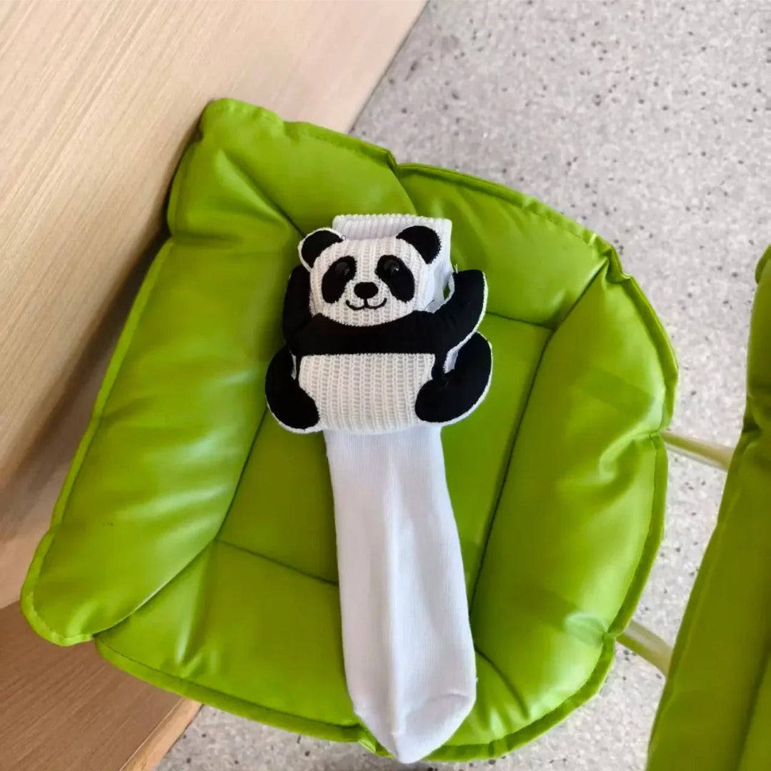 Gemütliche 3D-Tier-inspirierte Haussocken mit rutschfester Sohle