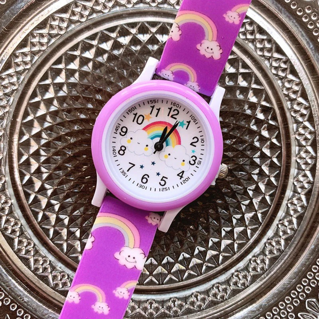 Unisex Analoge Regenbogen Uhr