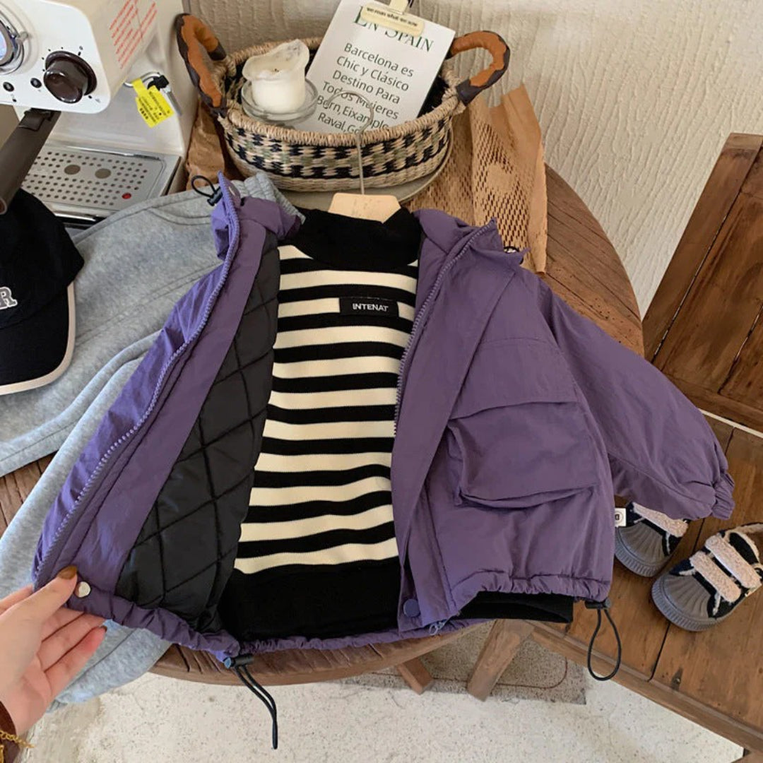 Unisex Polyester Kapuzenwindjacke