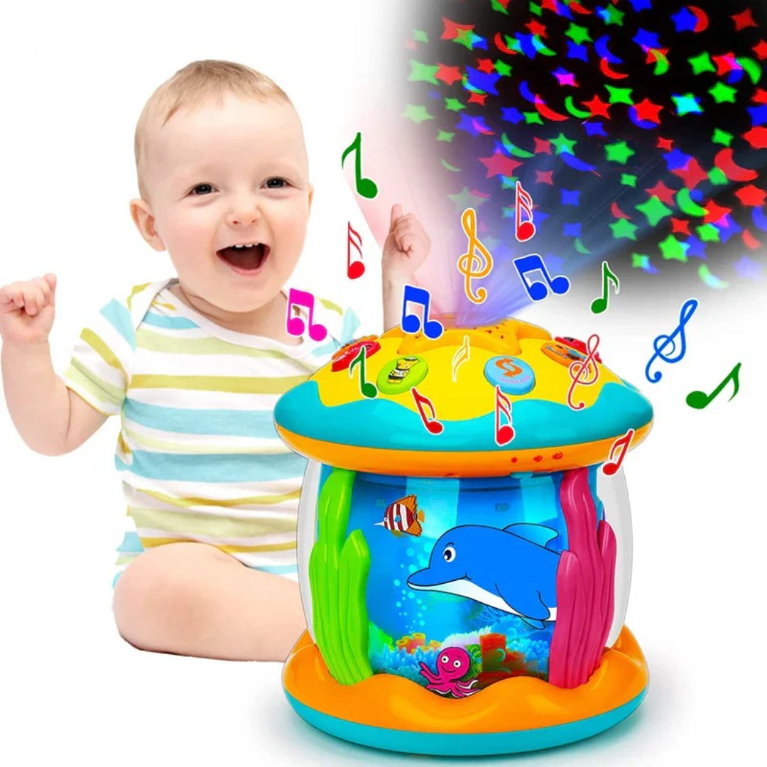 Ozean-Themen Montessori Bauchlage-Projektor mit Musik