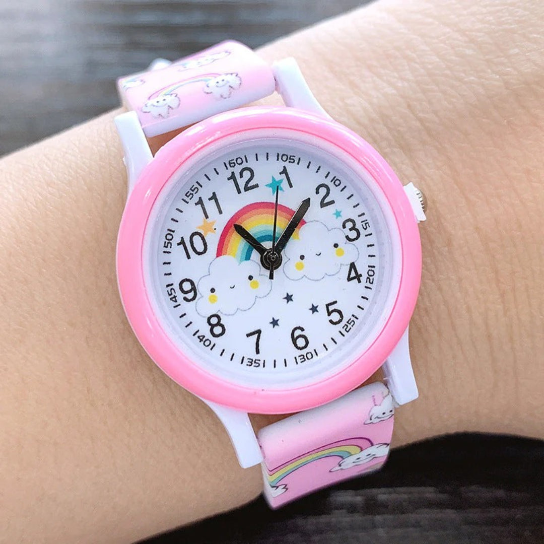 Unisex Analoge Regenbogen Uhr