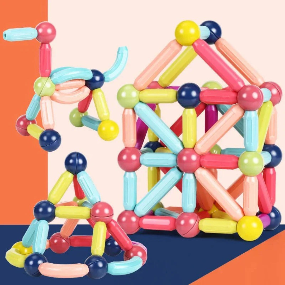 Magnetische Bausteine für Kinder - Fantasievolles Konstruktionsset