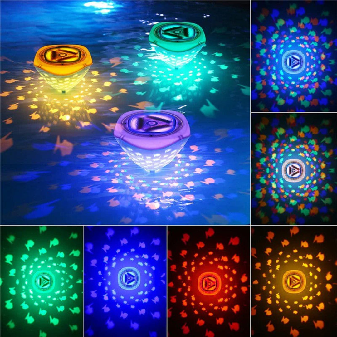 LED-Brunnen-Badspielzeug mit sprühenden Lichteffekten