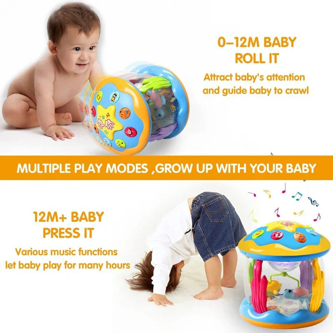 Ozean-Themen Montessori Bauchlage-Projektor mit Musik