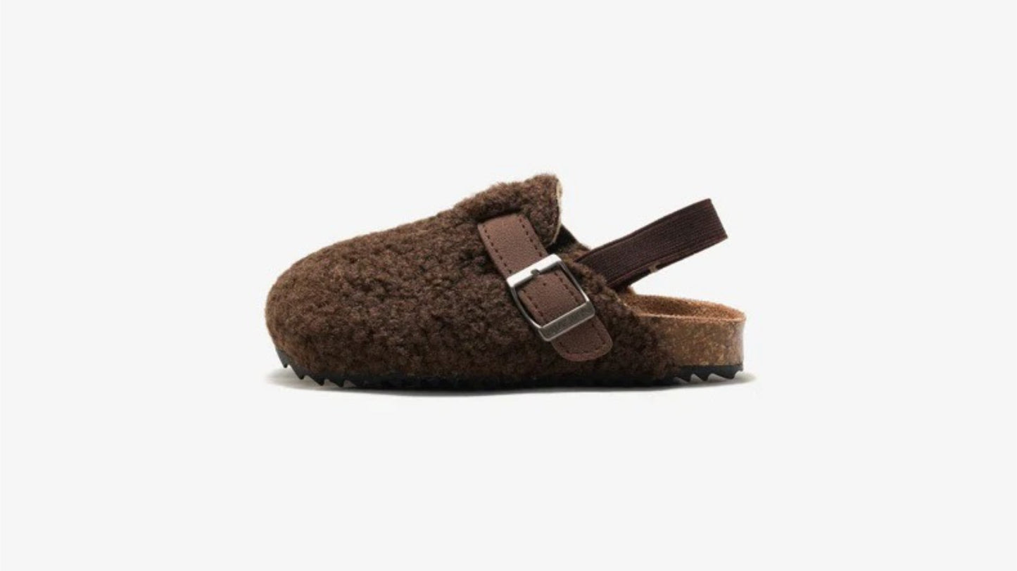 Unisex Kinder Woll-Mokassins
