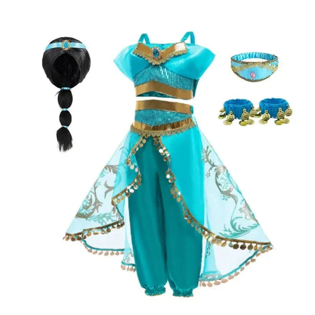 Verzauberndes Deluxe-Prinzessin-Outfit für Kinder