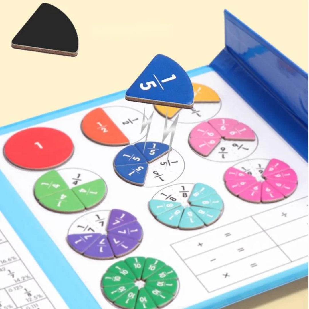 Magnetisches Bruch-Lernset - Bildungs-Mathematik-Tool