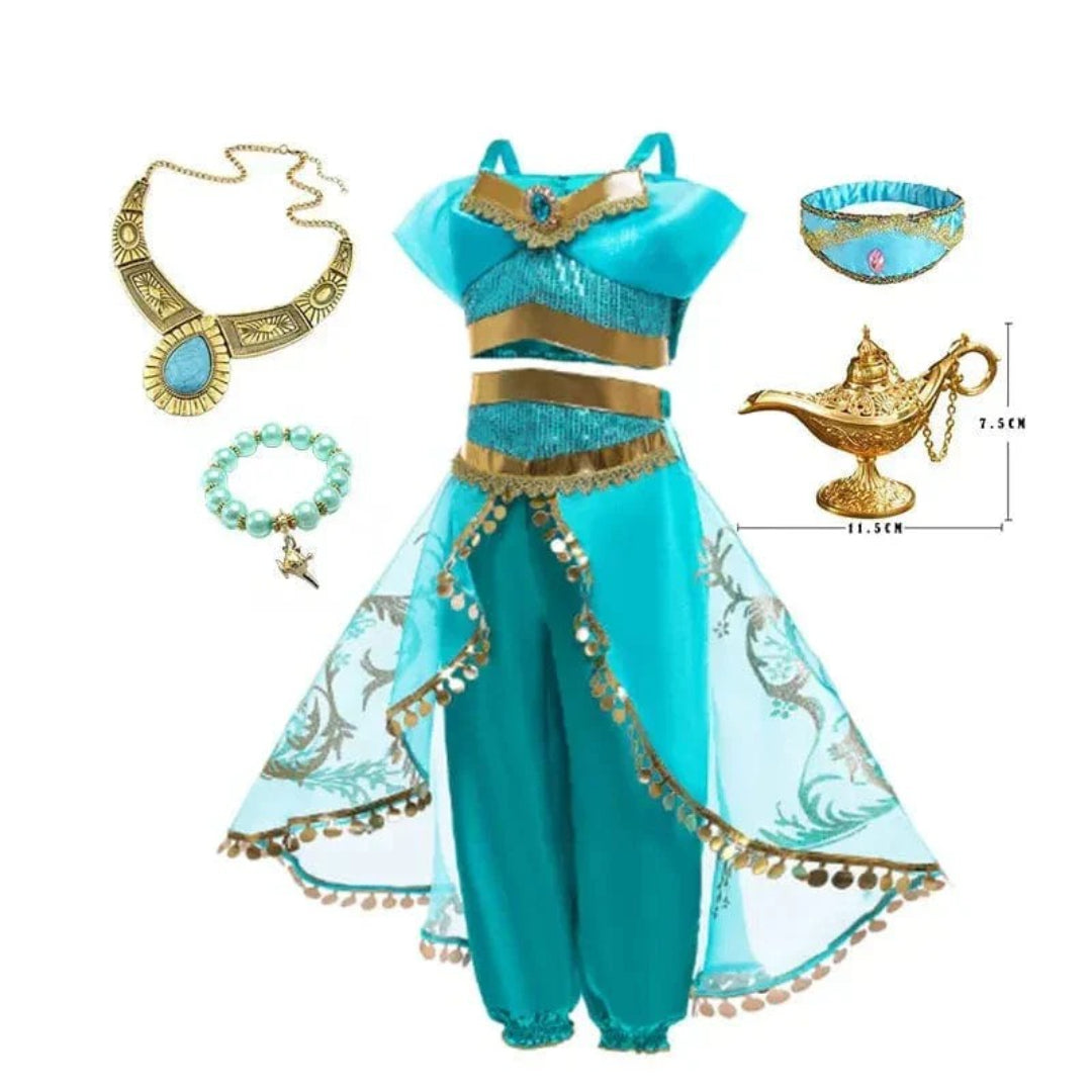 Verzauberndes Deluxe-Prinzessin-Outfit für Kinder