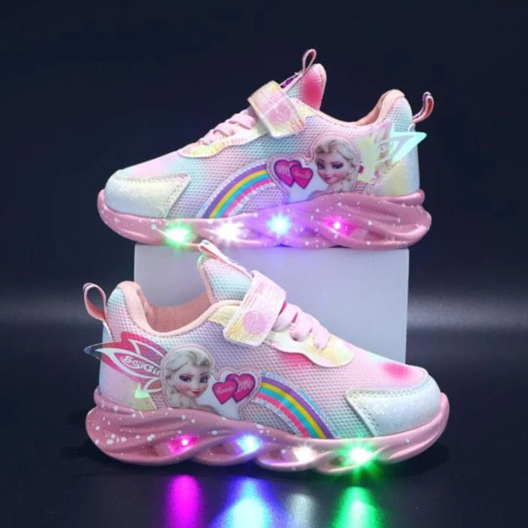 LED Leuchtende Prinzessinnen Sneaker für Kinder
