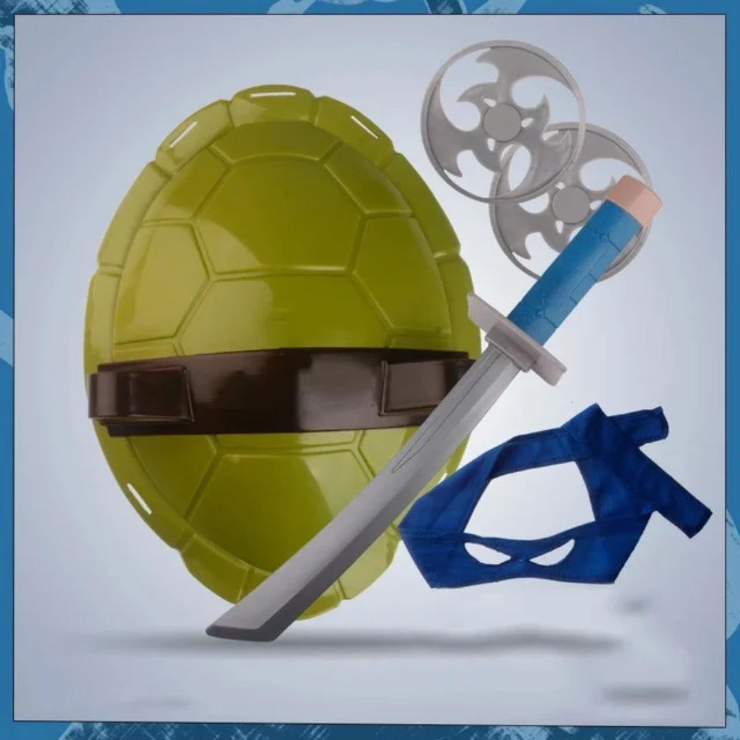 Ninja-Ausrüstungsset für Kinder mit Schild und Zubehör - BPA-freies Plastik