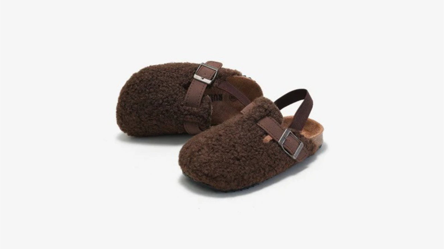 Unisex Kinder Woll-Mokassins