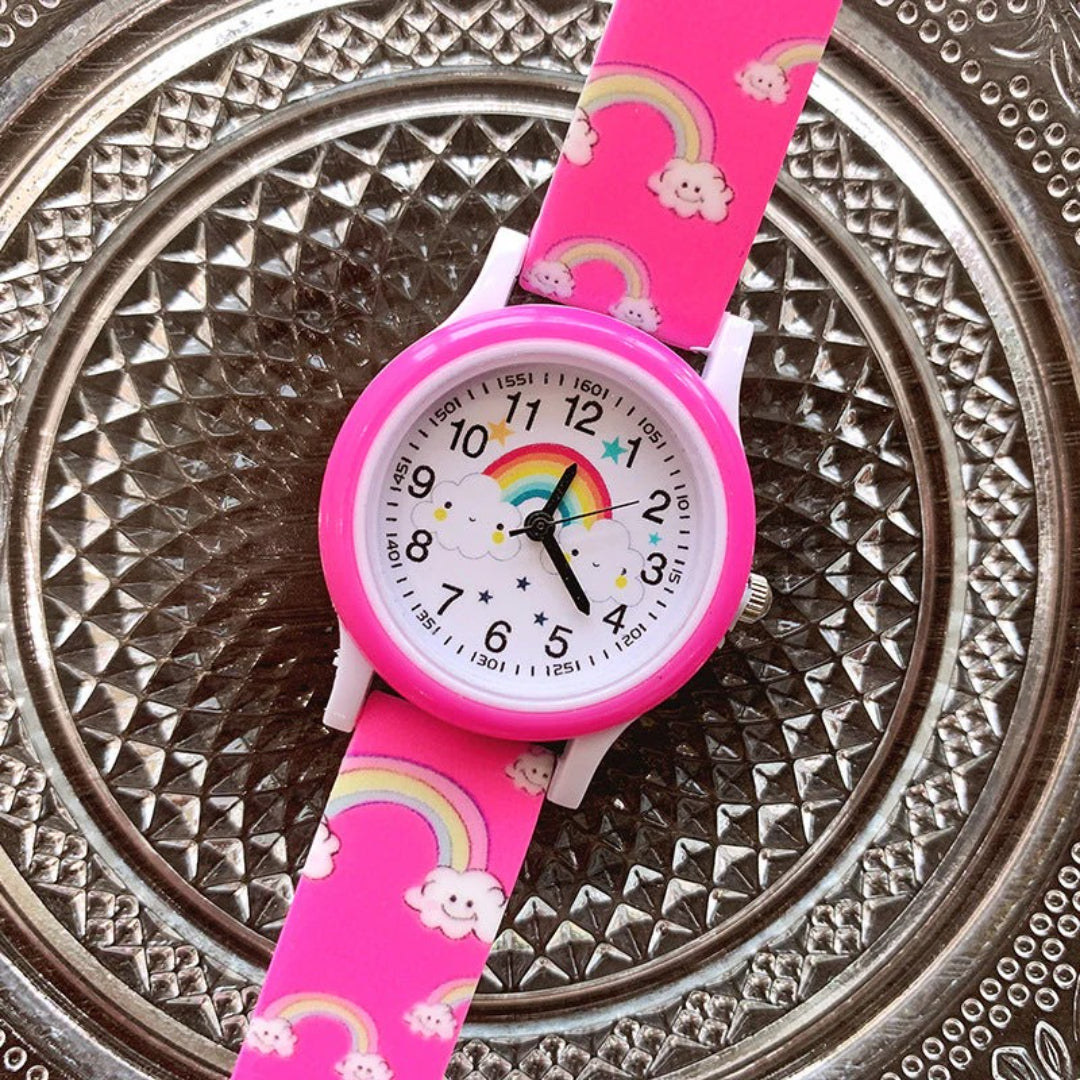 Unisex Analoge Regenbogen Uhr