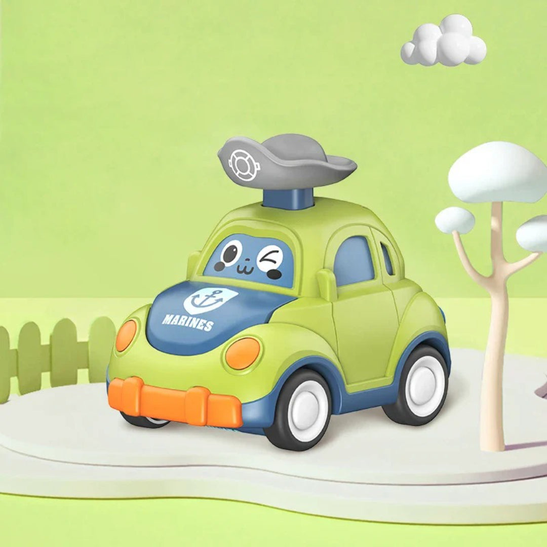 Sammlung von autonomen Autos mit automatischer Bump-and-Go-Funktionalität