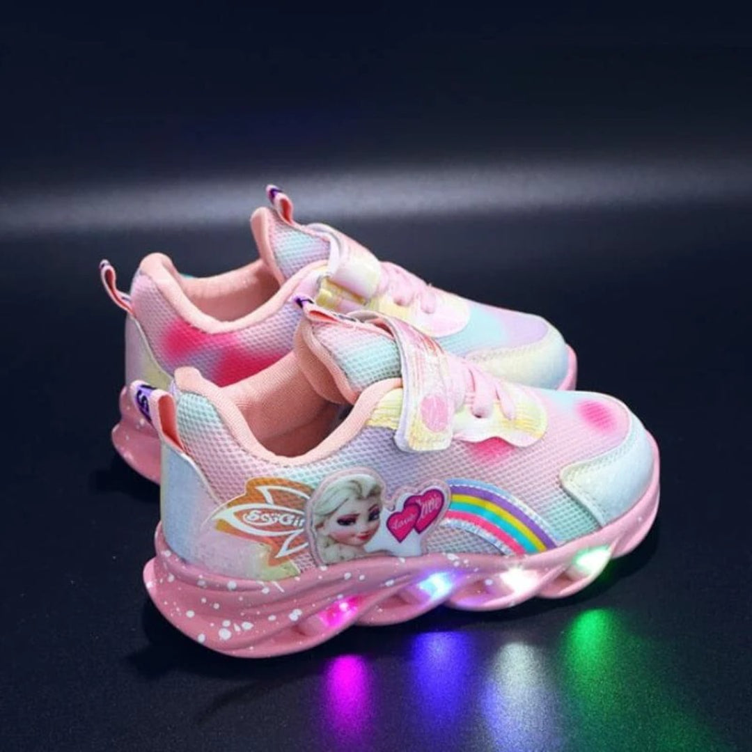 LED Leuchtende Prinzessinnen Sneaker für Kinder