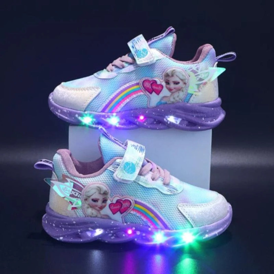LED Leuchtende Prinzessinnen Sneaker für Kinder