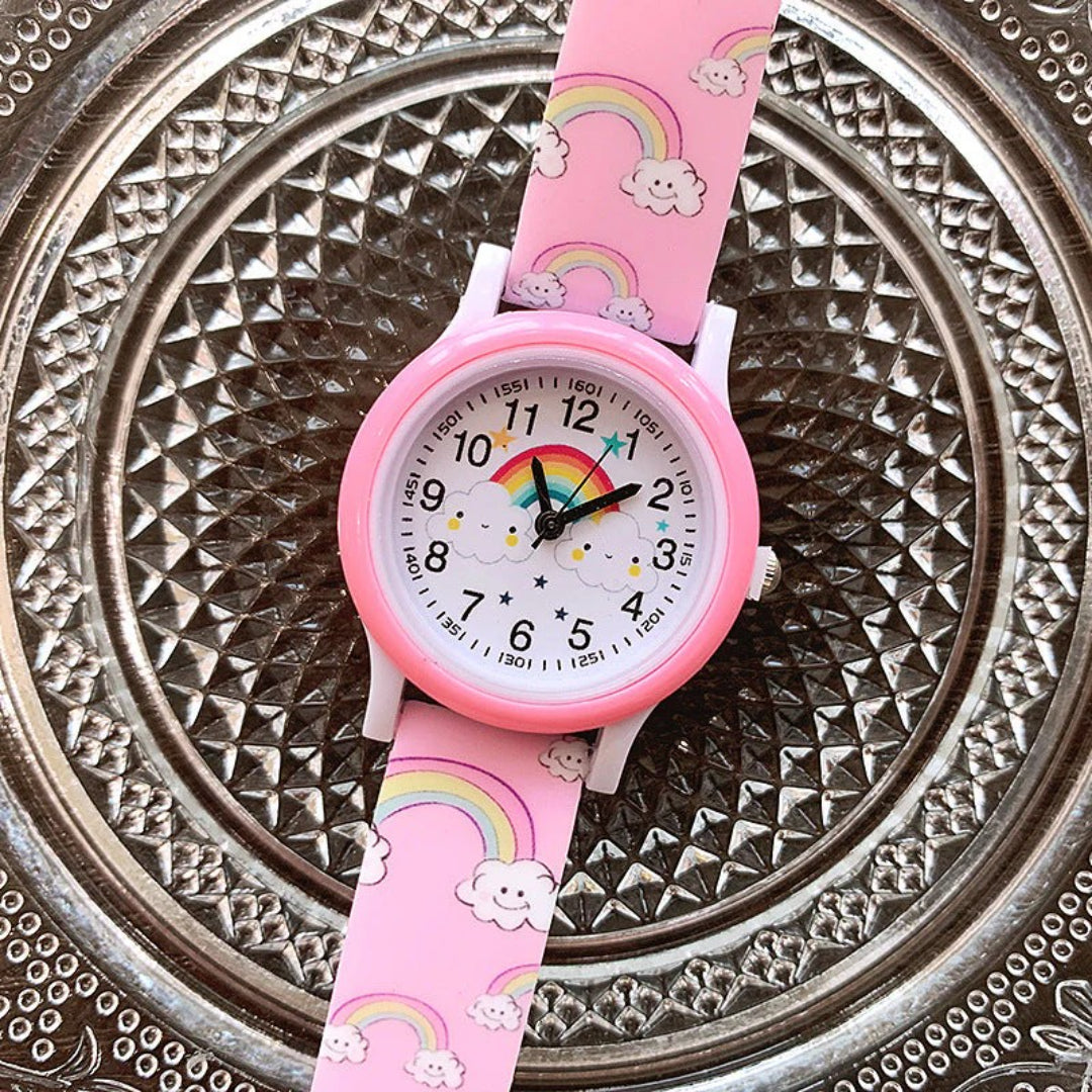 Unisex Analoge Regenbogen Uhr