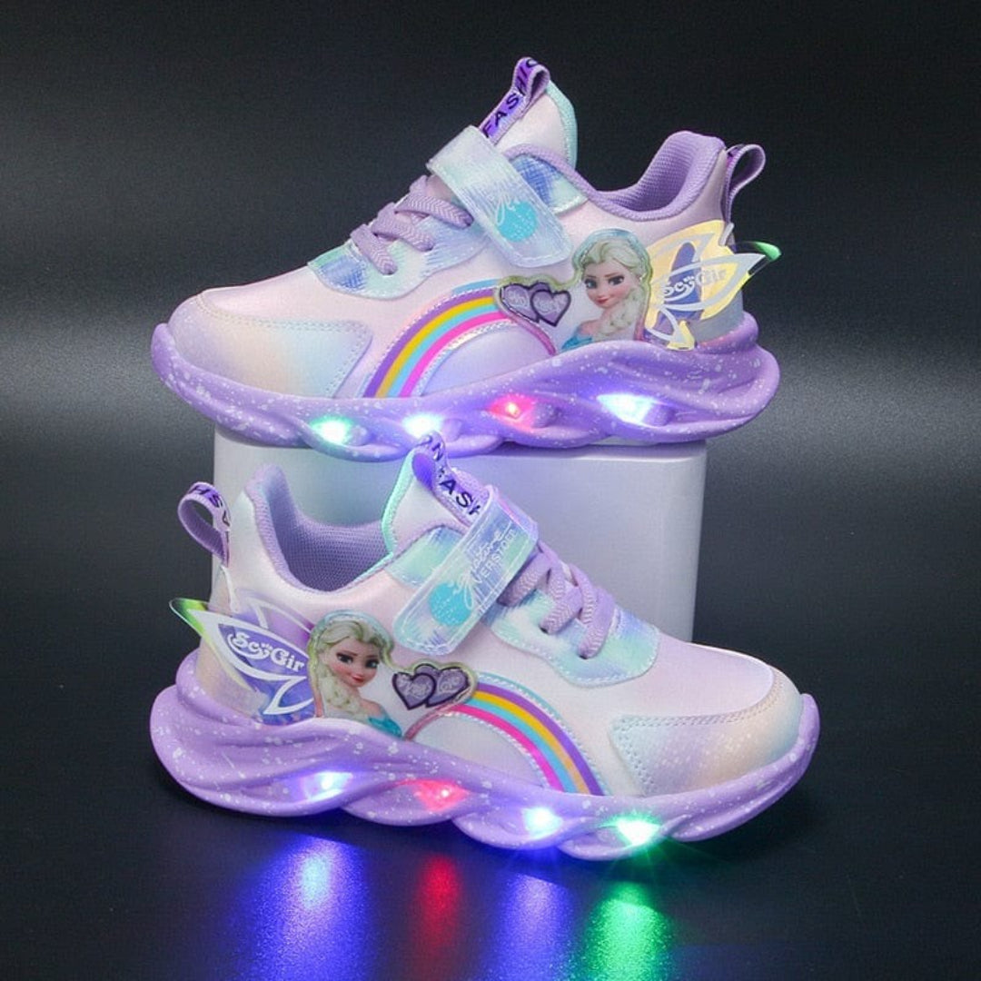 LED Leuchtende Prinzessinnen Sneaker für Kinder