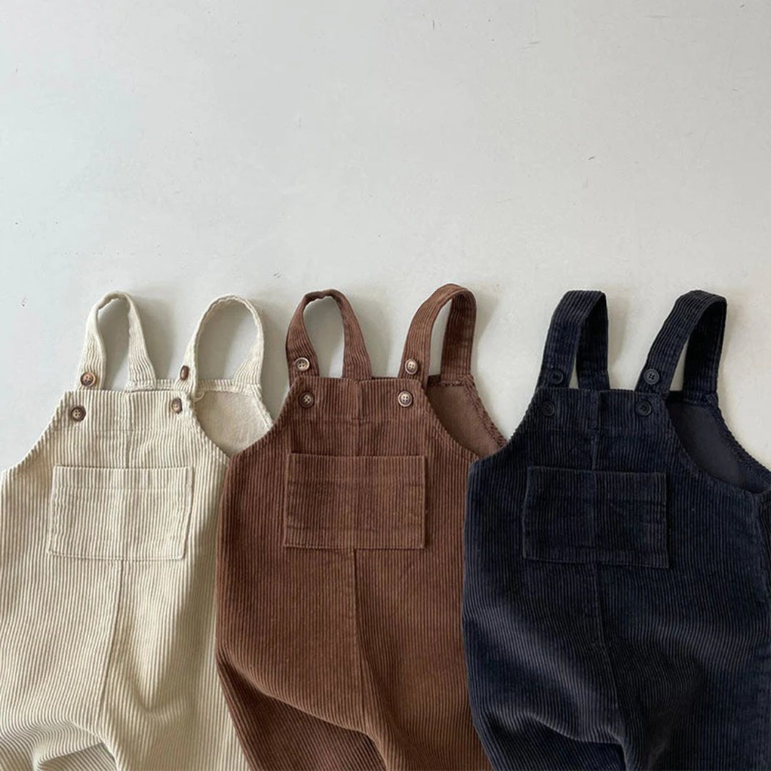 Unisex Baumwollgestreifte Baby-Latzhose