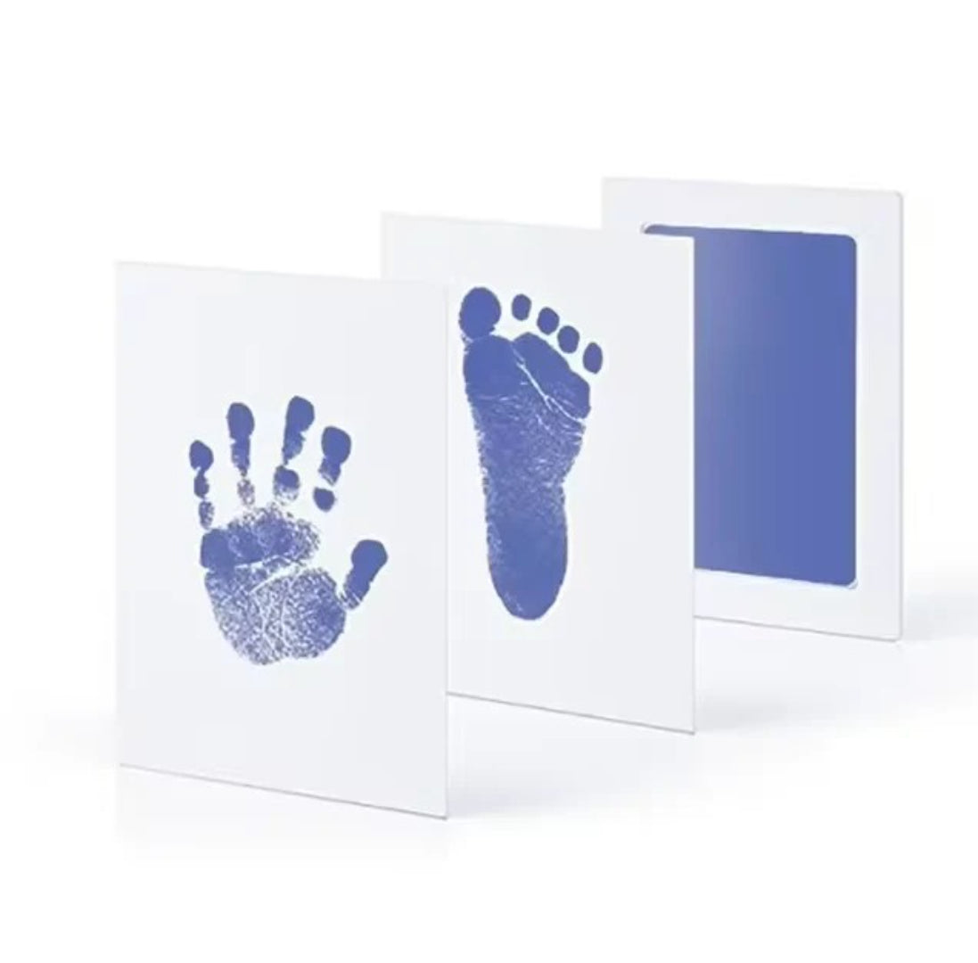 Messfreies Baby-Hand- und Fußabdruck-Erinnerungsrahmen-Kit