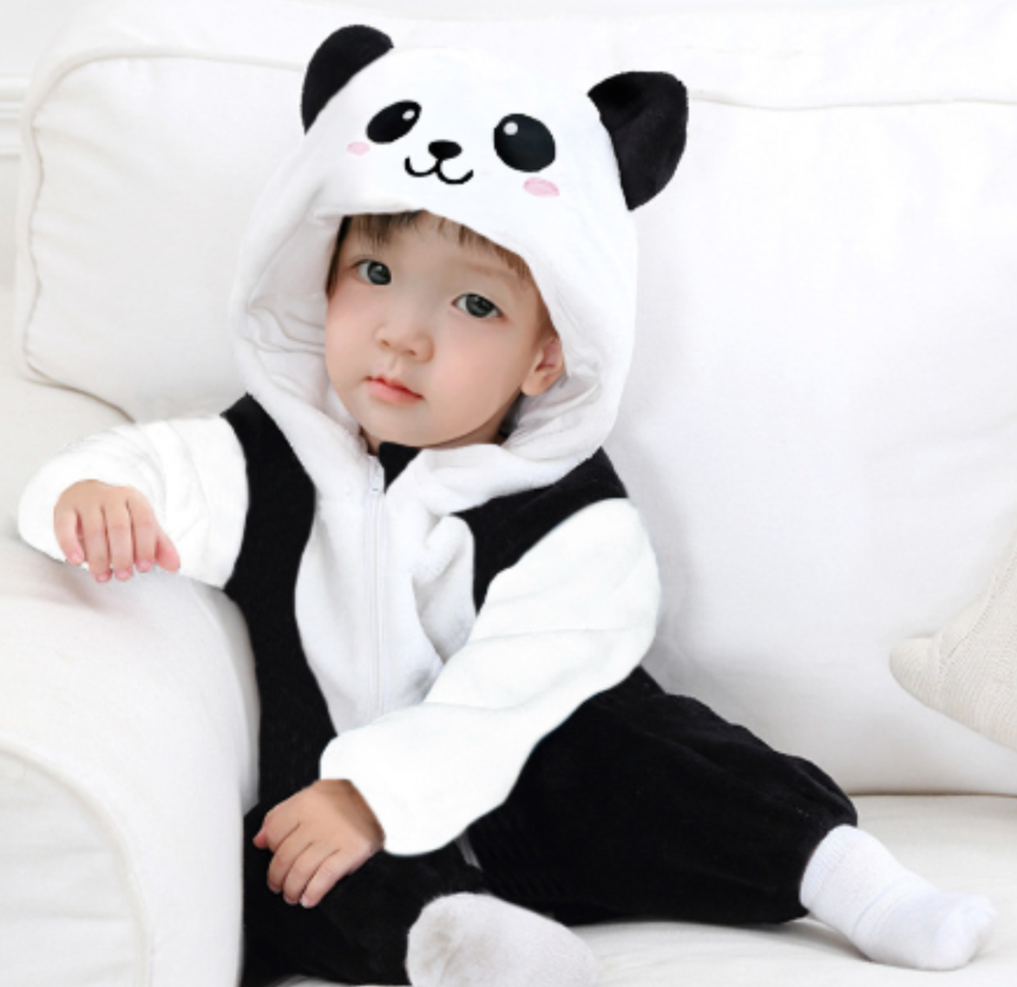 Gemütlicher Flanell Baby-Overall - Weiches Outfit für einfache Wechsel