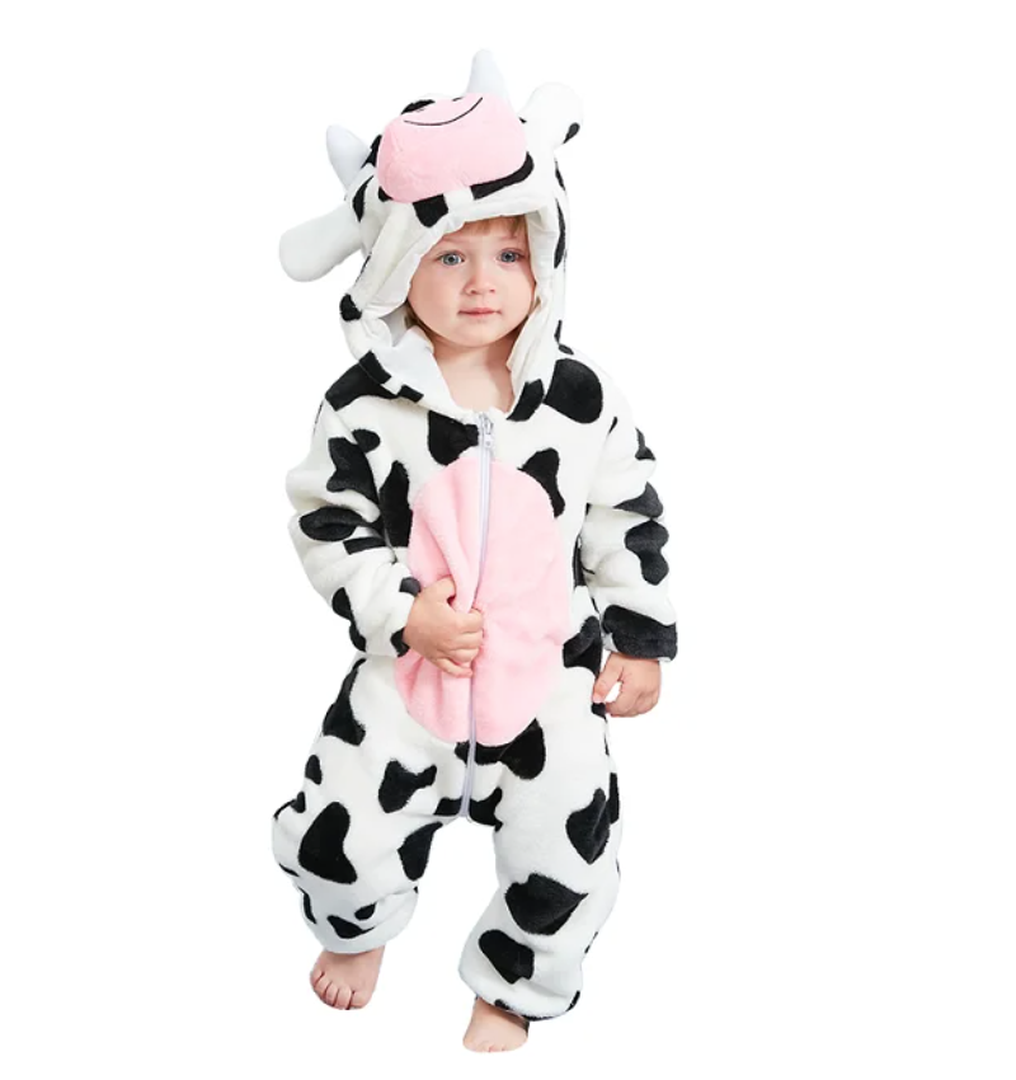 Gemütlicher Flanell Baby-Overall - Weiches Outfit für einfache Wechsel
