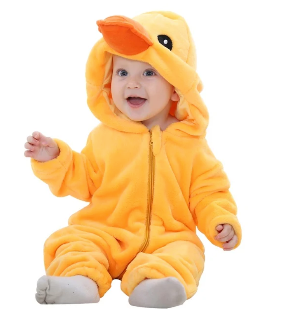 Gemütlicher Flanell Baby-Overall - Weiches Outfit für einfache Wechsel