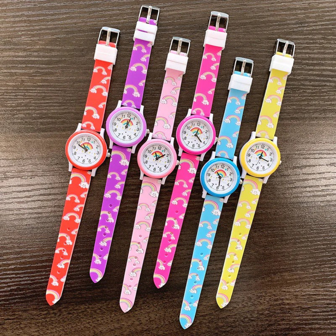 Unisex Analoge Regenbogen Uhr