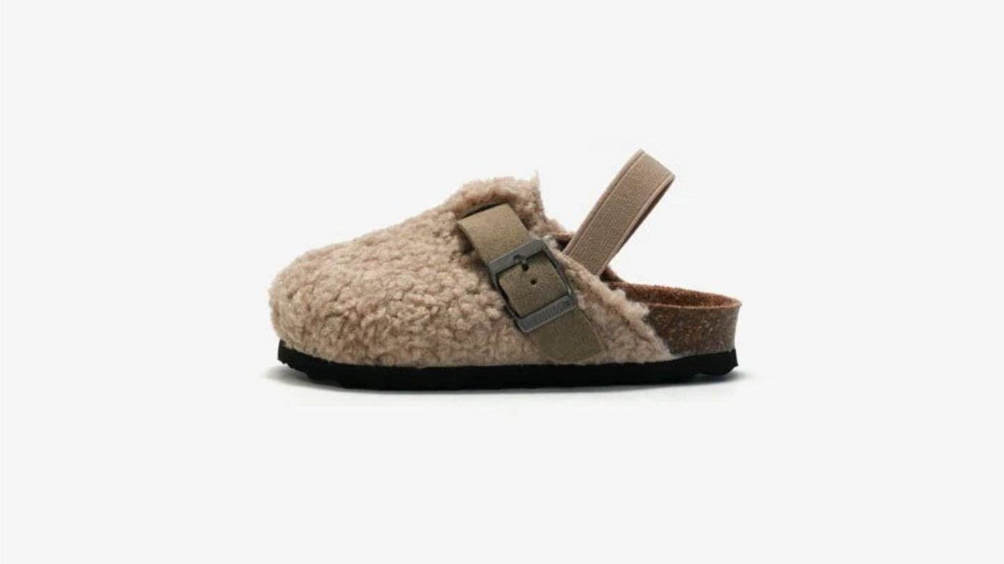 Unisex Kinder Woll-Mokassins