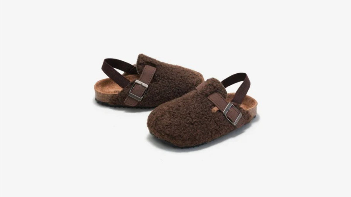 Unisex Kinder Woll-Mokassins