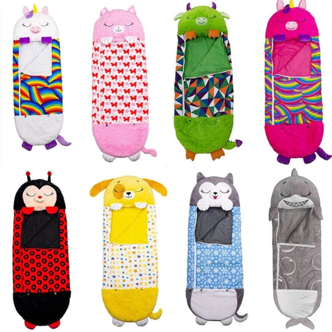 Kinder-Schlafsack mit Tiermotiven
