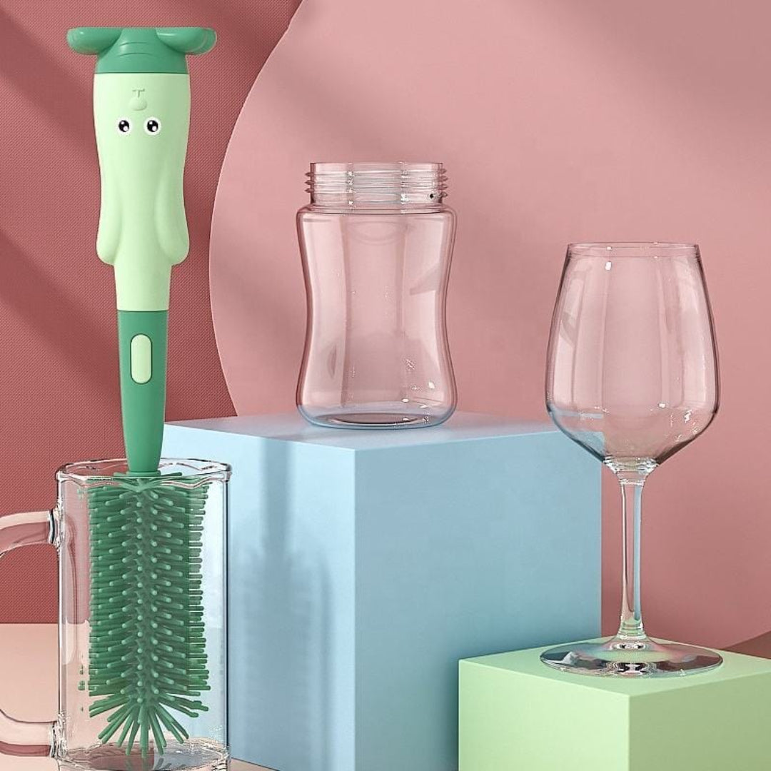 3-in-1 Silikon Flaschenbürsten Reinigungsset