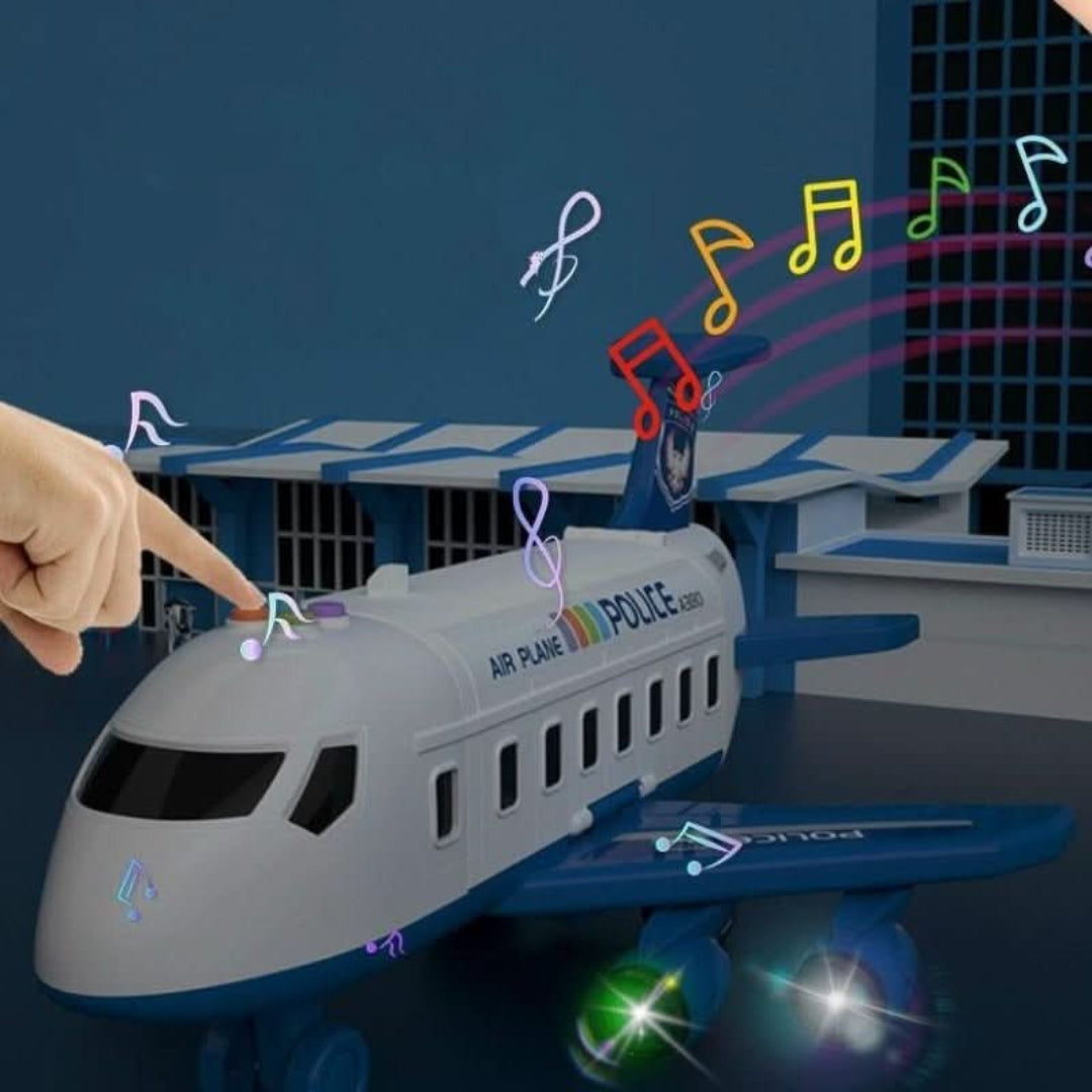Flugzeug- und Fahrzeug-Spielset – Fantasievolles Abenteuer-Spielzeug