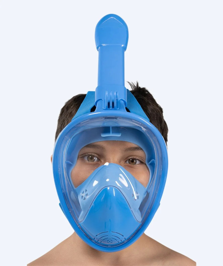 Vollgesichts-Schnorchelmaske für Kinder - 180° Sicht mit Dry Top Technologie