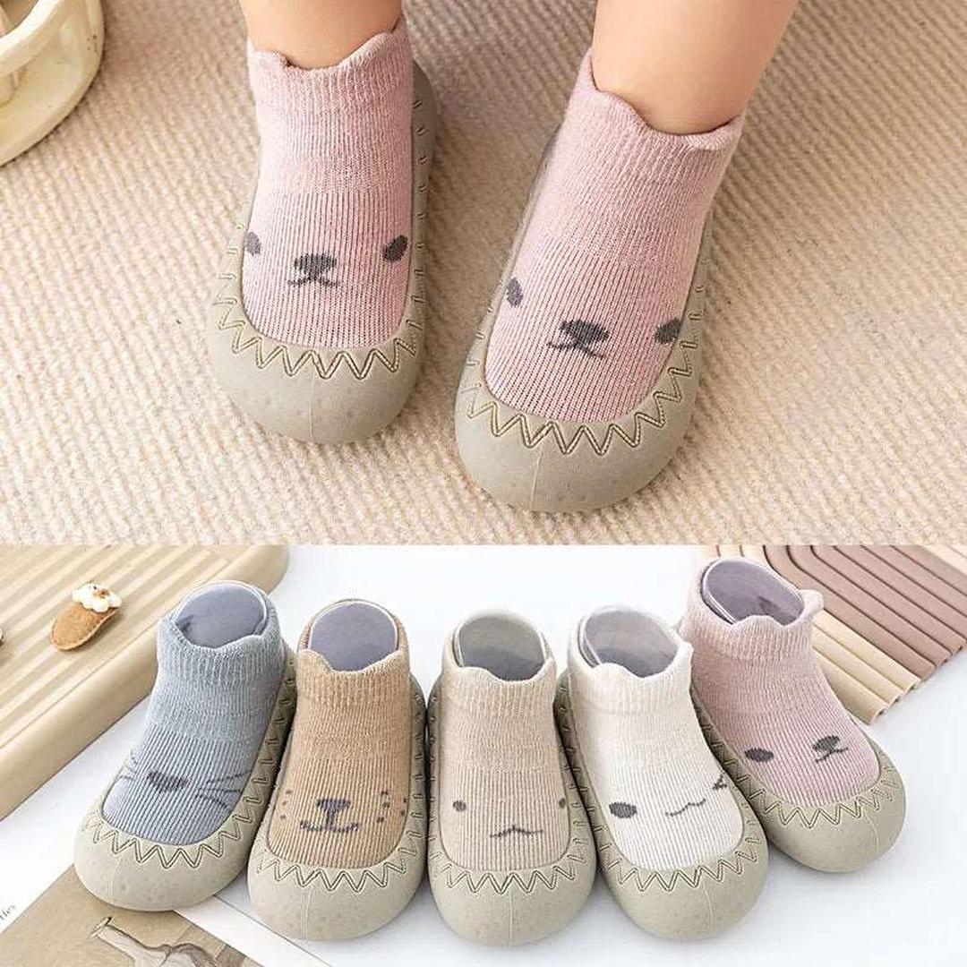 Babysocken-Schuhe mit rutschfester Sohle