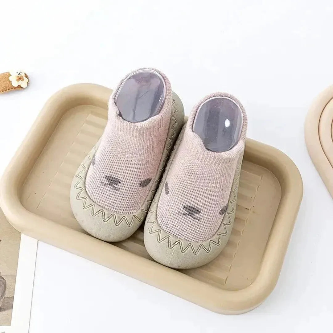 Babysocken-Schuhe mit rutschfester Sohle
