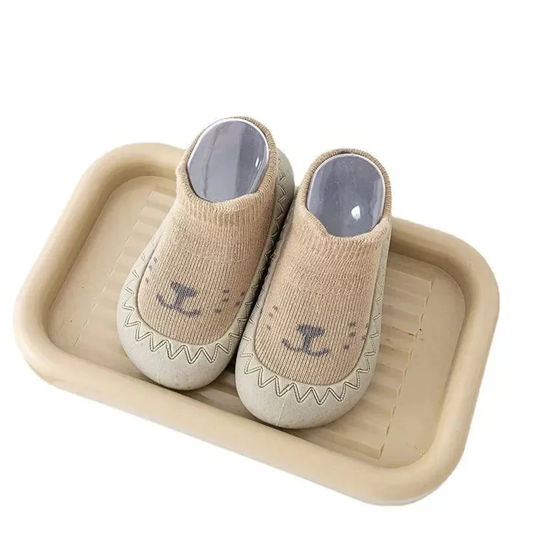 Babysocken-Schuhe mit rutschfester Sohle