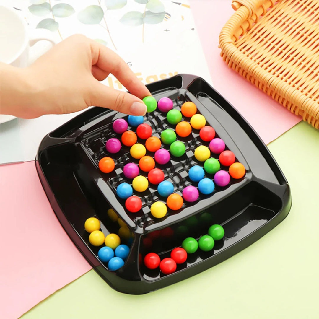 Regenbogen Logik Puzzle: Farbmatching-Herausforderung