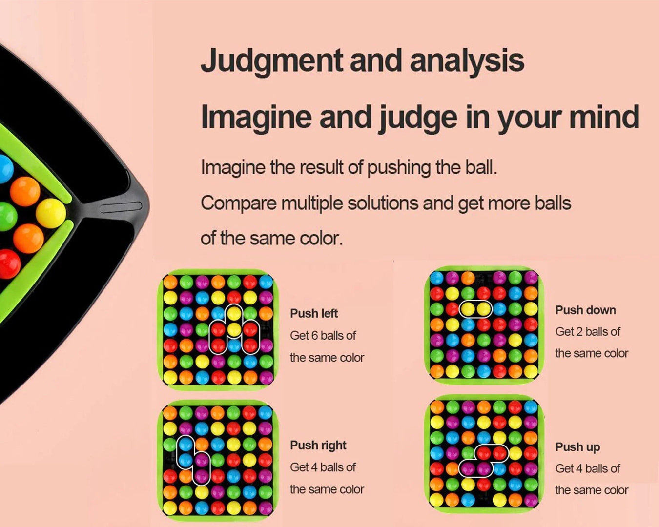 Regenbogen Logik Puzzle: Farbmatching-Herausforderung