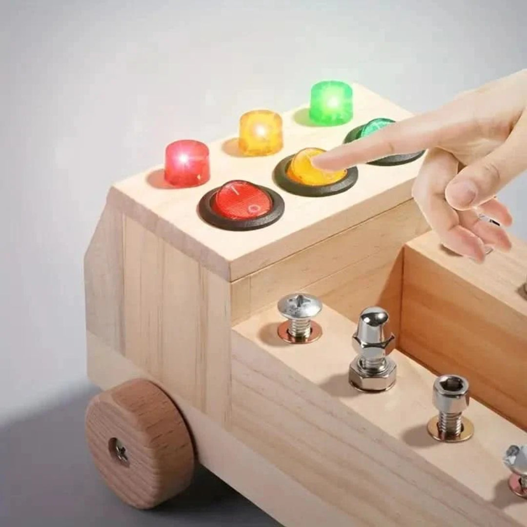 Montessori-Sinnesbrett – Fesselndes Spielzeug zur Verbesserung der motorischen Fähigkeiten