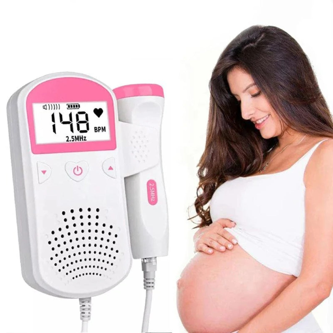 Tragbarer Fetal Doppler Monitor - Baby Herzschlagdetektor