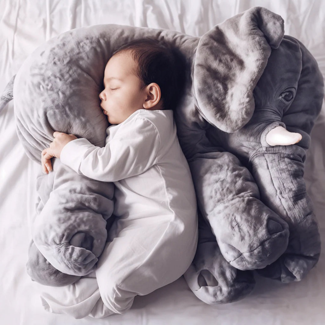 Ultra-weiches Plüsch-Elefantenkissen – Perfekt für Säuglinge und Kinder