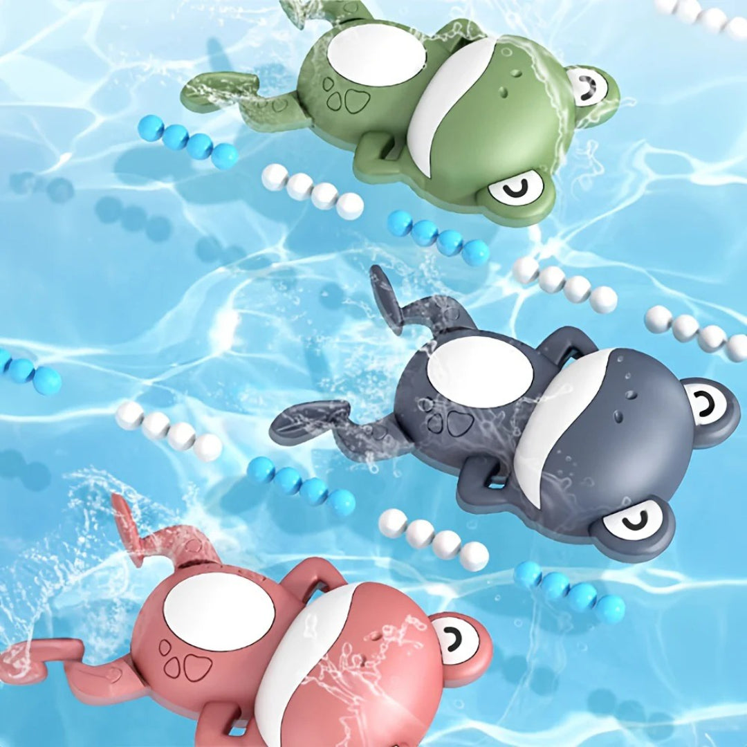 Ungiftiger Frosch-förmiges Bade-Spielzeug - Spaß beim Wasser Spielen für Kinder