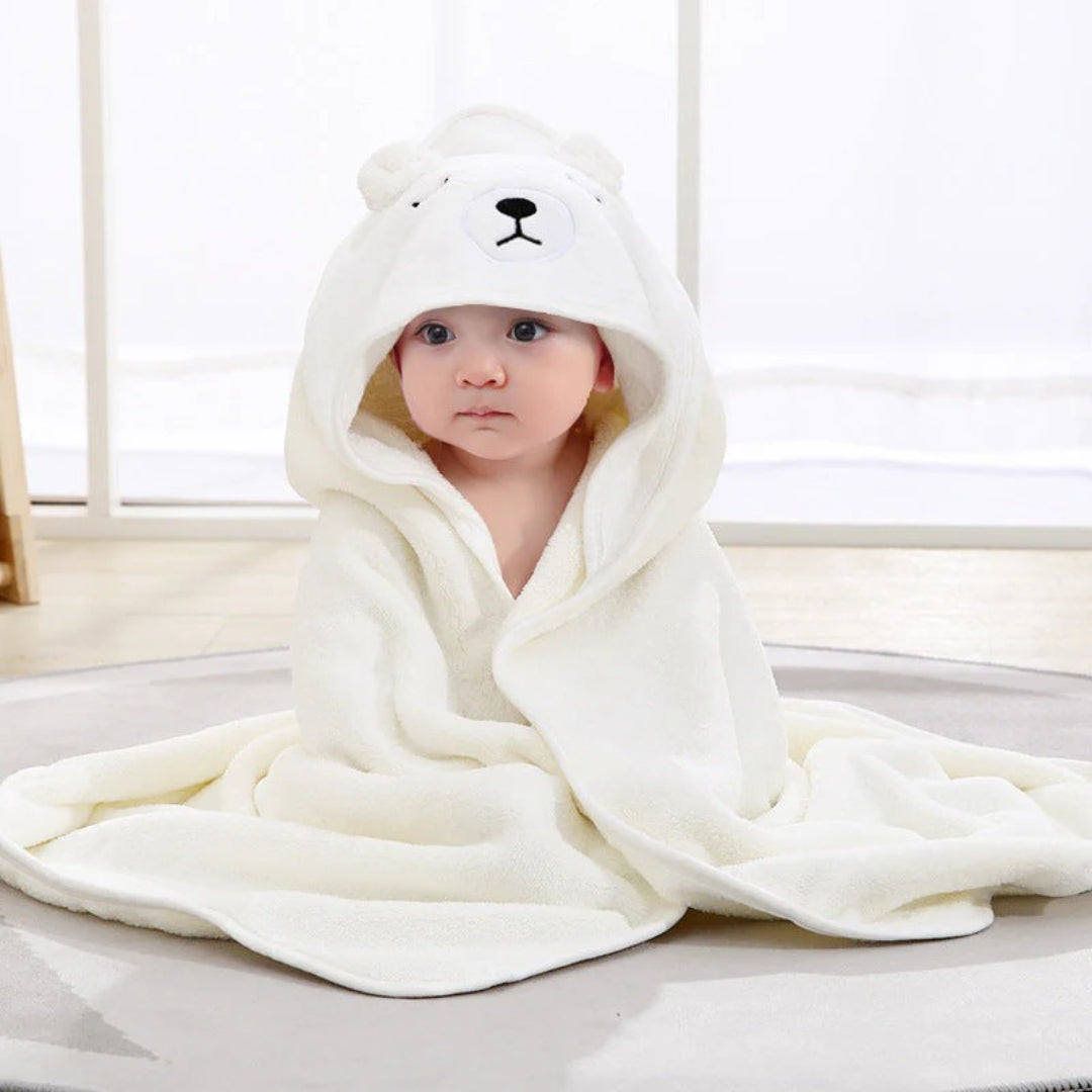 Weiches und saugfähiges Baby-Badetuch