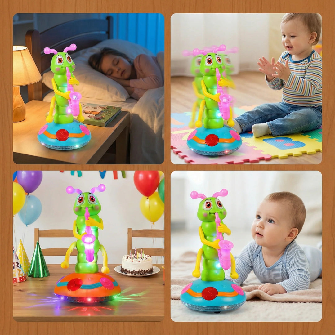 Musikalische Tanzende Saxophon Raupe Spielzeug