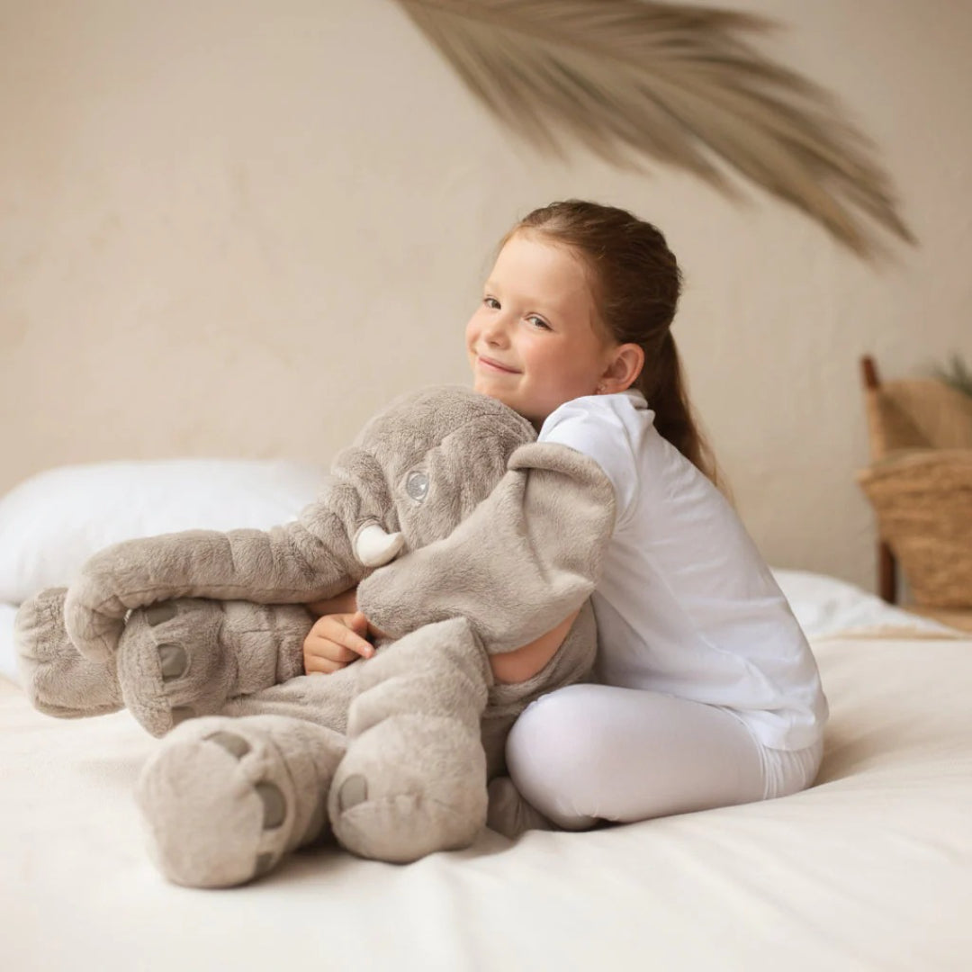 Ultra-weiches Plüsch-Elefantenkissen – Perfekt für Säuglinge und Kinder