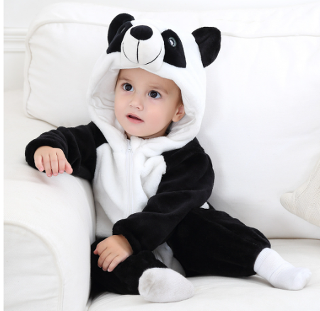 Gemütlicher Flanell Baby-Overall - Weiches Outfit für einfache Wechsel