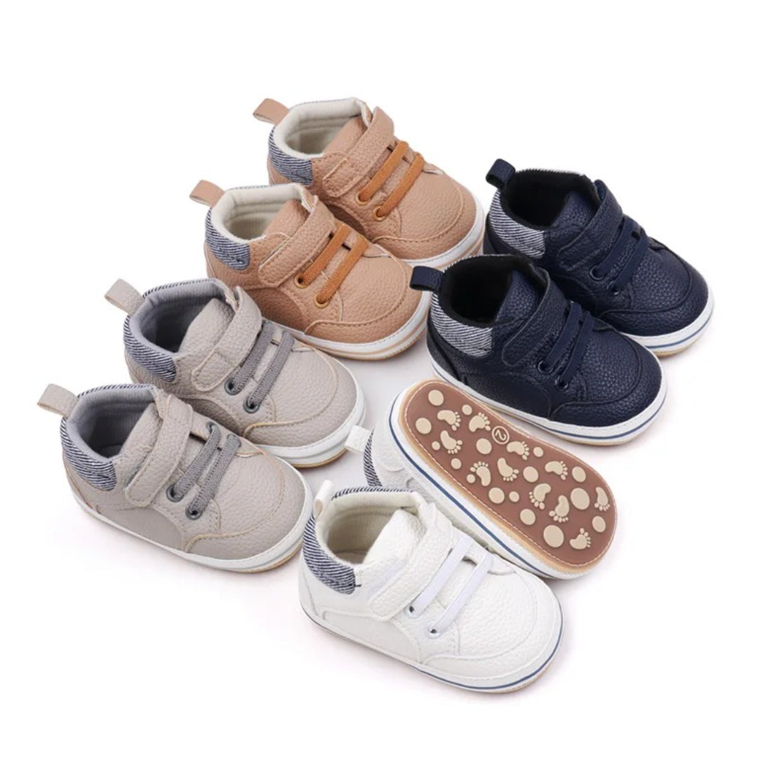 Weiche Slip-On Erstlingsschuhe mit flexibler Sohle
