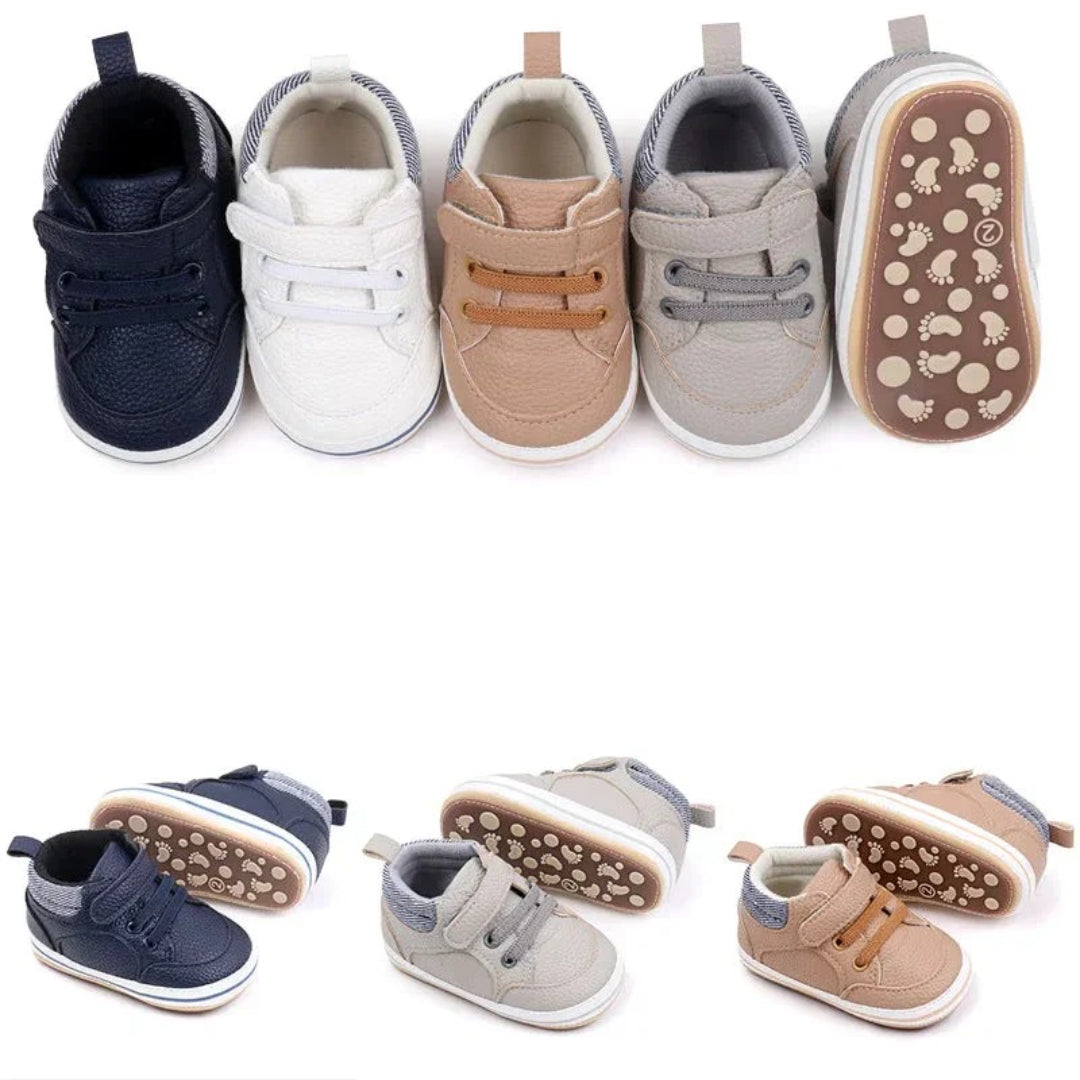 Weiche Slip-On Erstlingsschuhe mit flexibler Sohle